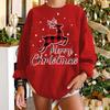 Christmas Sweater Merry Christmas Christmas Deer Sweater Female Christmas Sweater Sweater
