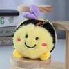 Cute Plush Bee Cartoon Doll Keychain Pendant For Backpack Ornament And Kids Gift