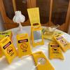 Creative Mini Desktop Prompt Card Folding Makeup Mirror Decoration