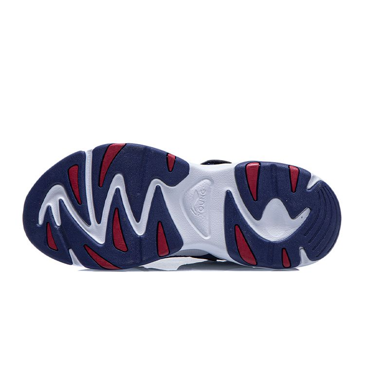 Li Ning Comfortable Breathable Sports Sandals Kids Footwear Blue Red YKCR084-5