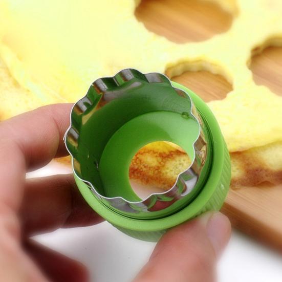 Stainless Steel Vegetable Cookie Cutter Set Multi-Shape Mold for Ravioli Pasta Fruit Carving Non-Stick BPA-Free Dishwasher Safe Essential DIY Tool