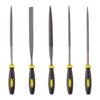 Assorted Small Steel File Set: Triangular Rasp Hand Files for Woodworking