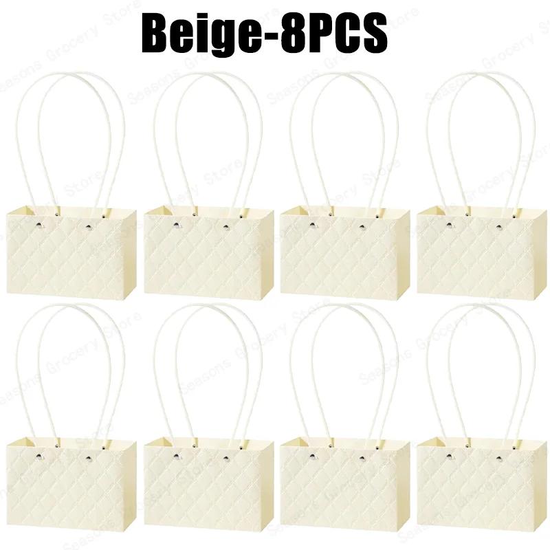 2026 New Reusable Waterproof Flower Tote Bag Eco Friendly Wedding Party Favors Gift Box Portable Bouquet Packaging Decorations
