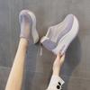 Hollow Women's Sandals 2025 Xia Xin Round Head Special Mesh Breathable Casual Fashion Explosion Thick Sole Heightening Dad Shoes