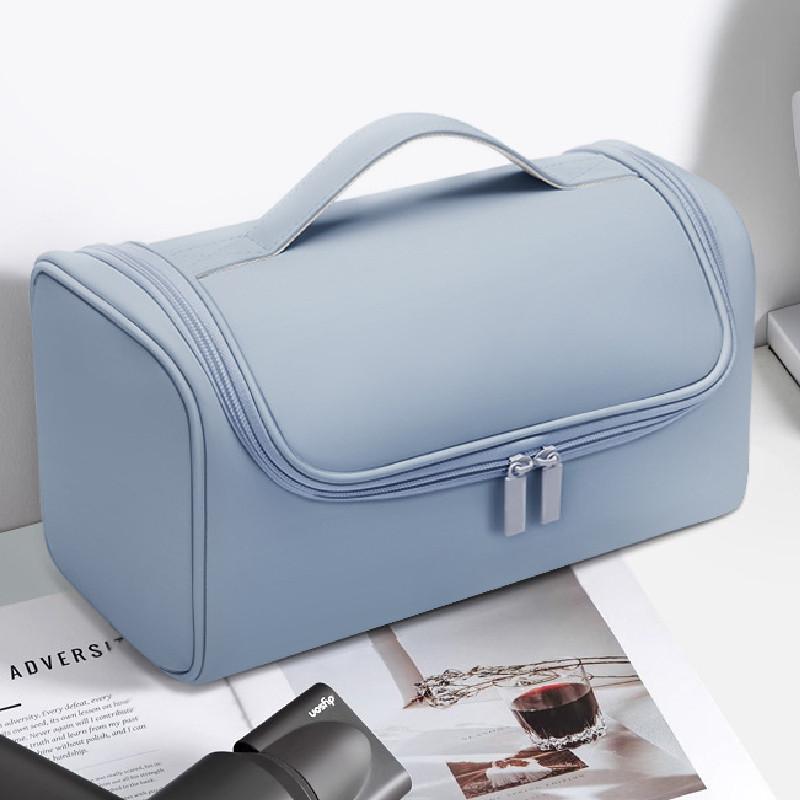 

Hidden Portable Hook Hair Dryer Box Anti Slip Hairdressing Tool Bag Waterproof синий