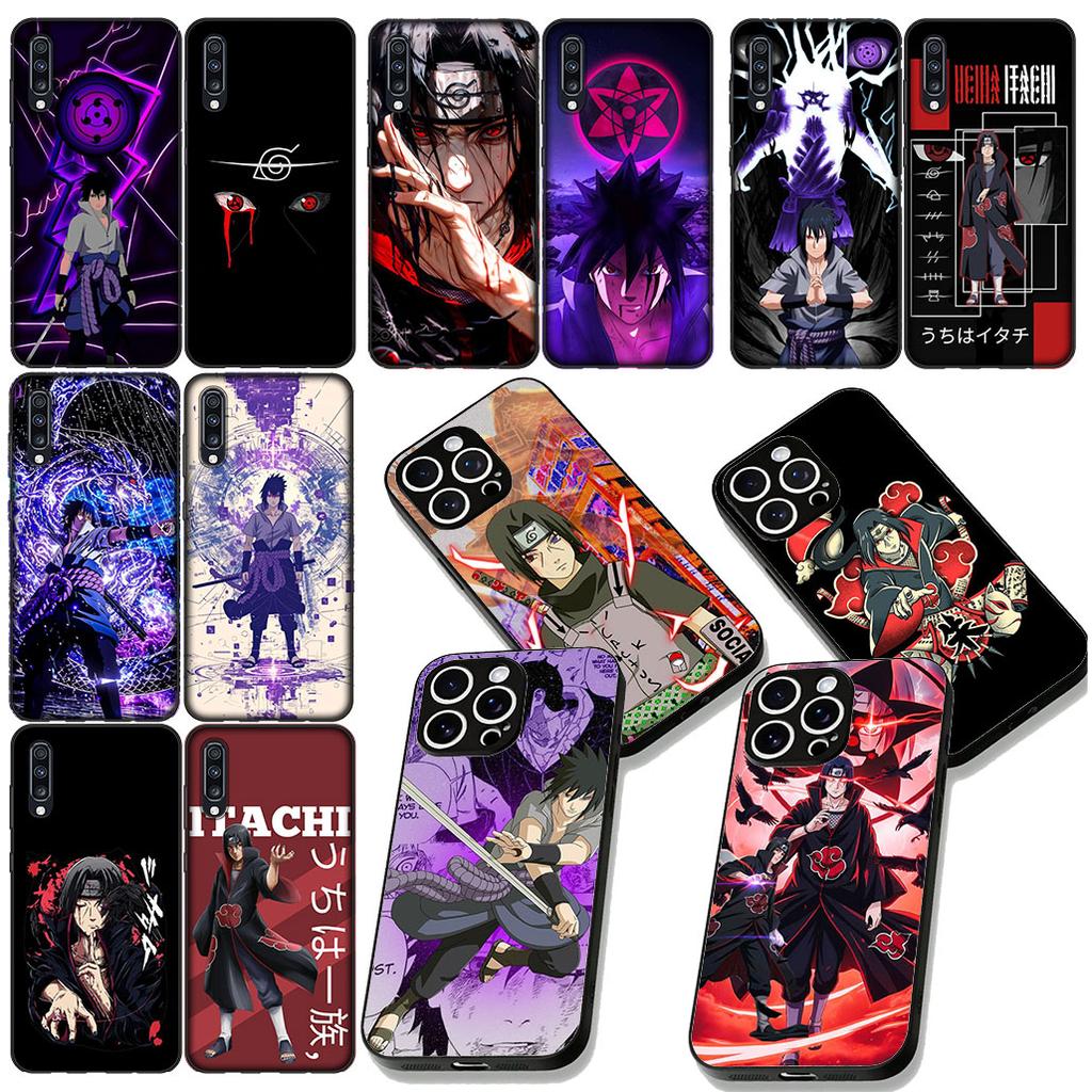 Sasuke Narutos Itachi Uchiha Akatsuki Cover for Samsung Galaxy Note 20 9 10 S8 S10 Lite S9 Plus A54 A53 A21S S10E A17 Phone Case
