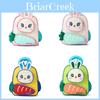 Cartoon Bunny Kids Backpack For Preschoolers Nylon Lightweight School Bag For Girls And Boys