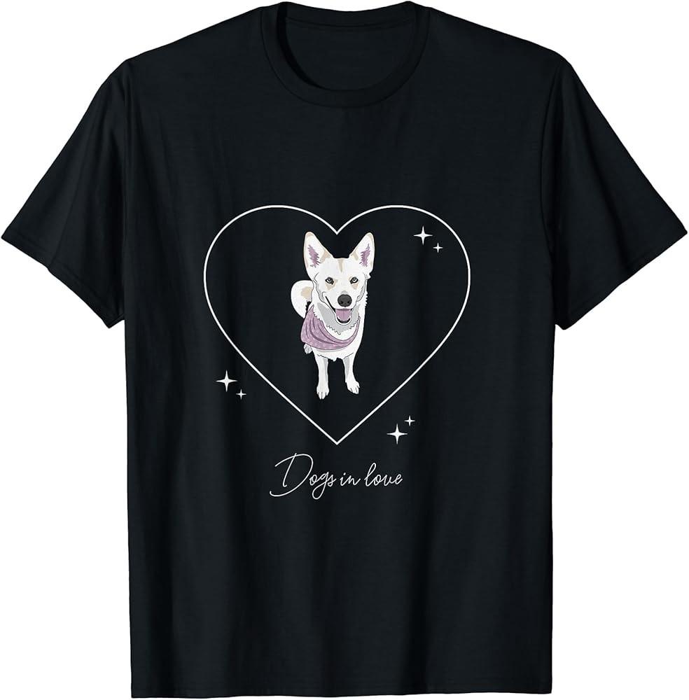 Dogs in Love T-Shirt Unisex T-Shirt XXXL
