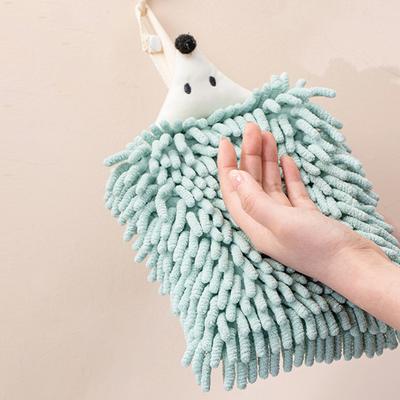 Hand Towel Breathable Multi-purpose Chenille Cartoon Animal Hand Rag Bathroom Supplies