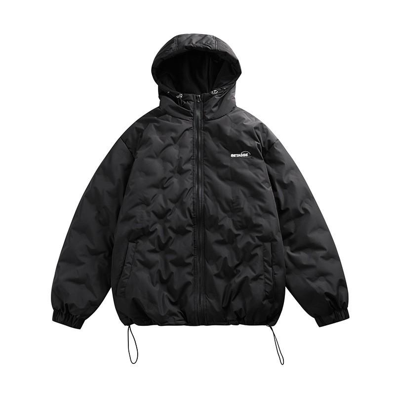 Lightweight Hooded Down Jacket Men Women Japanese Streetwear Style 90% White Duck Quilted