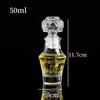 1Pcs 50ml Mini Glass Alcohol Liquor Bottles With Screw Cap Small Empty Spirit Whisky Wine Bottle Whiskey Decanter Bottles