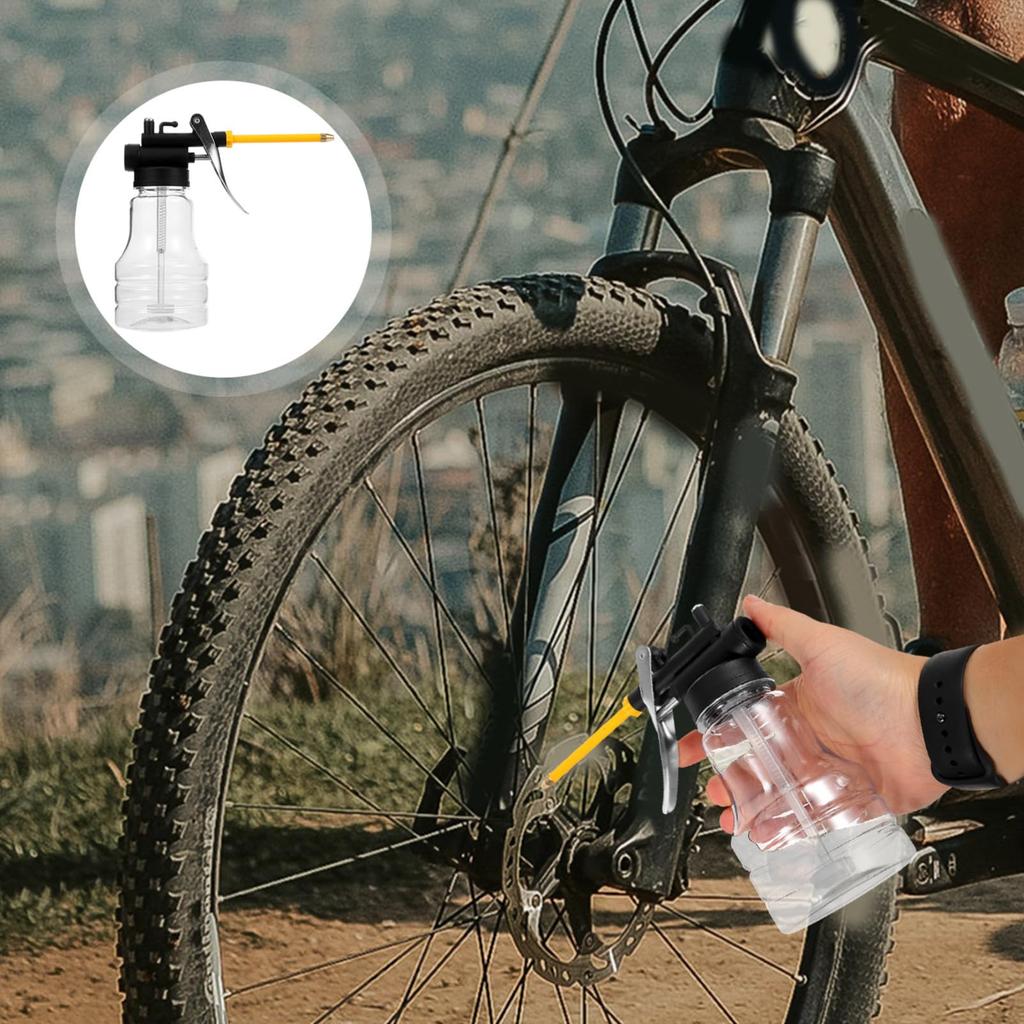 GRIRIW 2pcs Oiler Pouring Bottle Auto Oiler Pot Injector