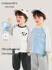 Kaka Panda Kids' Long-Sleeve T-Shirt - Spring Layer for Boys & Girls