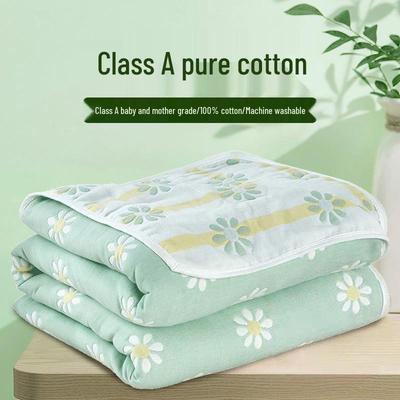 Păturică de Bumbac Muselină cu Șase Straturi pentru Bebeluși: Păturică de înfășat, Prosop de baie sau Husă de pilotă de vară