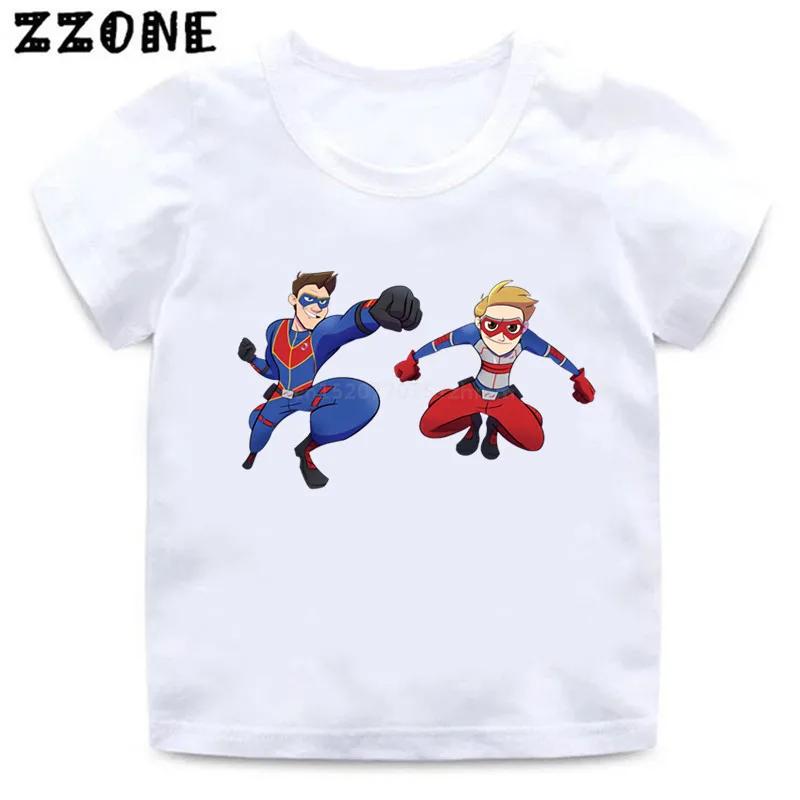 Henry Danger Kreslená Dětská Trička Pro Malé Kluky Ležérní Vtipné Tričko Dětské Letní Streetwear Vrchní Díly