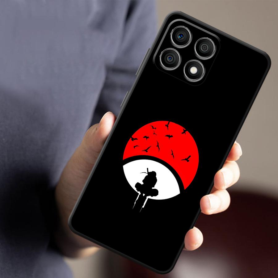Cool Uchiha Logo Black Soft Phone Cover Case for Honor X7 X9a X5b 90 70 8X Magic5Lite 200 400 Lite X6 X8