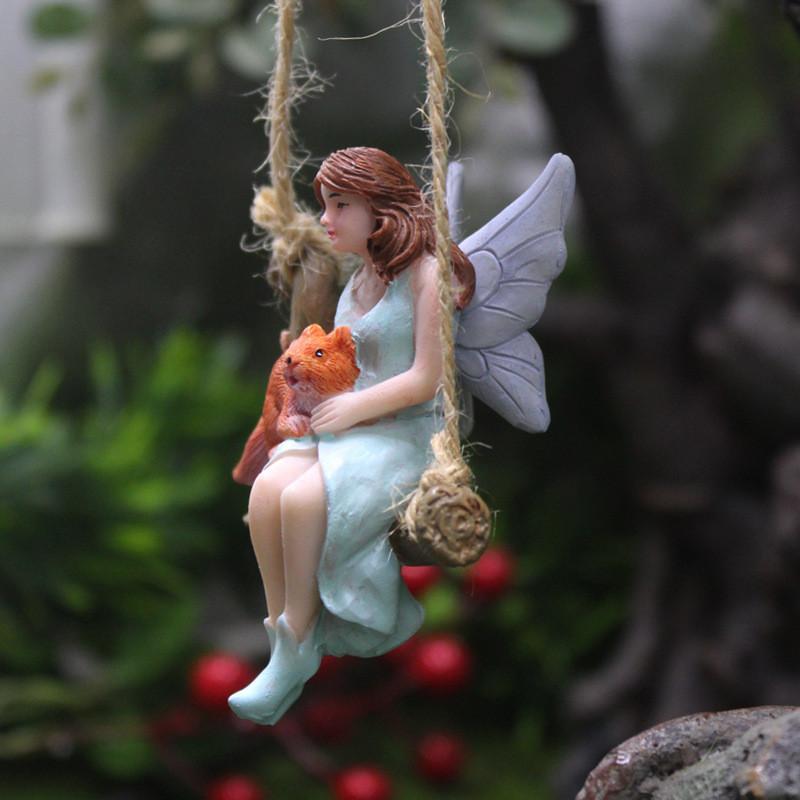 Feenfigur Garten Harzfigur Dekorativer Stil Jubiläum Festival Geschenk