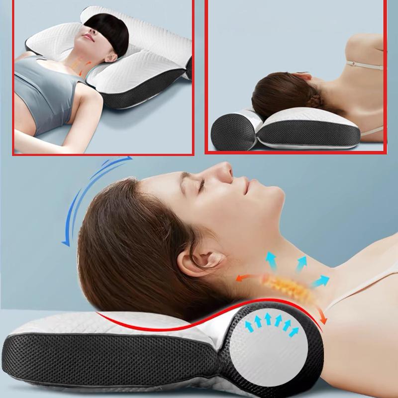 Household Memory Neck Pillows Massage Orthopedic Neck Support Help Sleep And Protect Support And Relieve Relaxation The Cervical