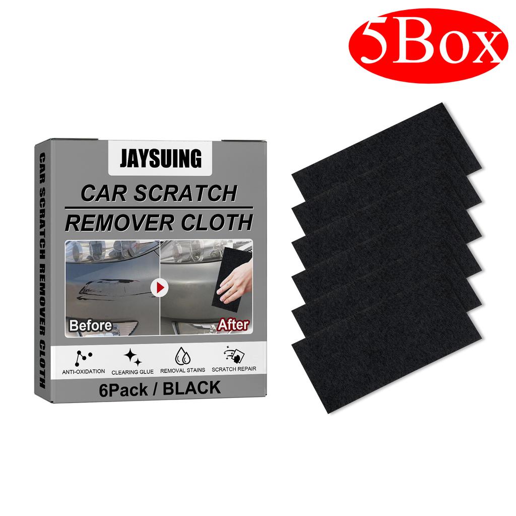 6PCS Car Scratch Wiping Cloth Nano Flash Fabric Car Scratches Water Stain Cleaning Scratch Care Car Maintenance