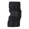Black Breathable Knee Support Brace Adjustable Hook and Loop Straps Compression Sleeve