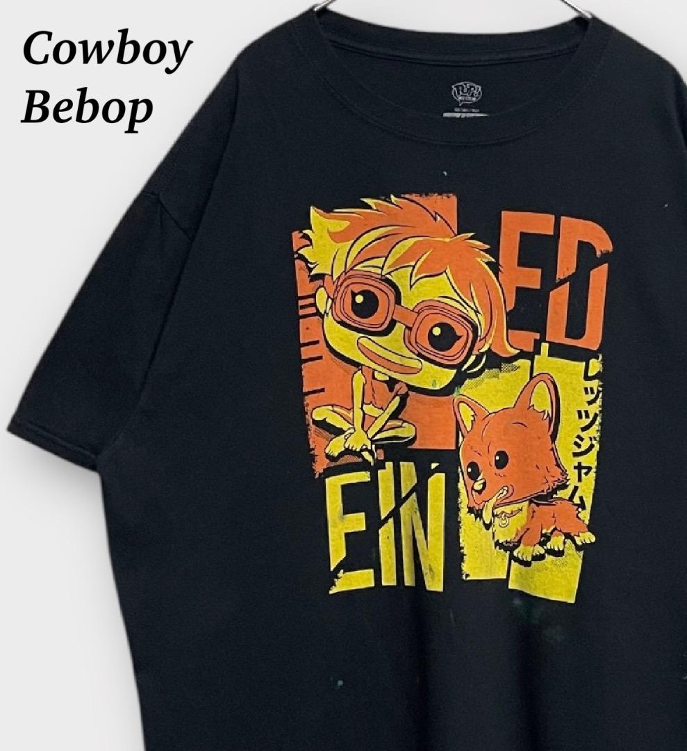 

[USED] Cowboy Bebop POP! TEES Ed Ein T-shirt Anime Black