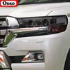 2 Pcs For Toyota Land Cruiser 2014- Car Headlight Tint Black Protective Film Protection Transparent TPU Sticker Accessories