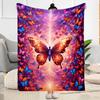 Enchanted Butterfly Garden blanket Suitable for offices, travel, living rooms also a good gift for friends and family Suitable for all seasons.