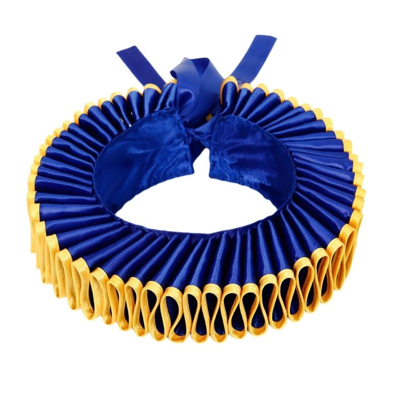 Renaissances Neck Ruff Collar Neckpiece For Historical Reenactment LARP Theater Costume Halloween Vampires Choker Shawl 1