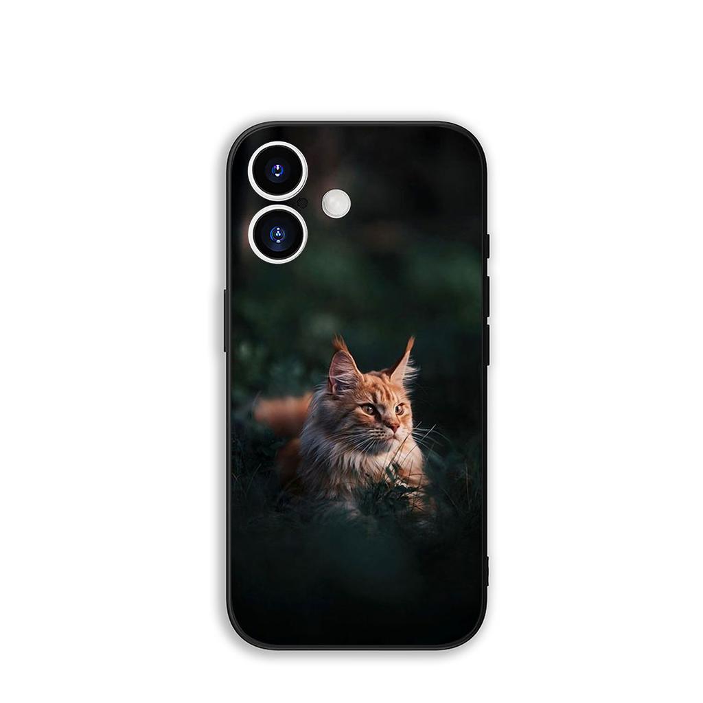 For Samsung Galaxy S25 S23 S22 S24 FE Ultra Plus A56 A05 A06 A15 A16 A57 S7 Edge Phone Cover Case Cat Meow