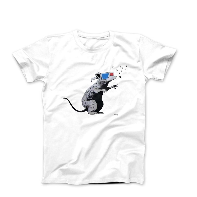 Banksy 3d Rat Street Art TShirt