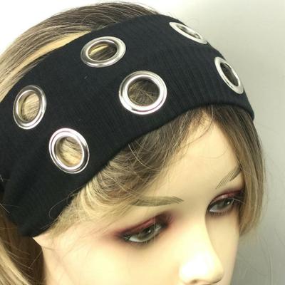 Frauen Haarband Hohl Design Metall Elemente Weiche Atmungsaktive Haar Seil Sport Yoga Party Frauen Haar Zubehör