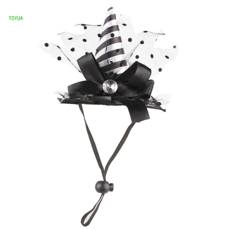 Cosplay Pet Dogs Witch Hat Fashion Pet Halloween Parties Travel Hat for Pet NM