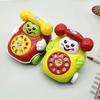 Pull Mini String Ringing Bell Telephone Model Toy Car Cartoon Educational Kids