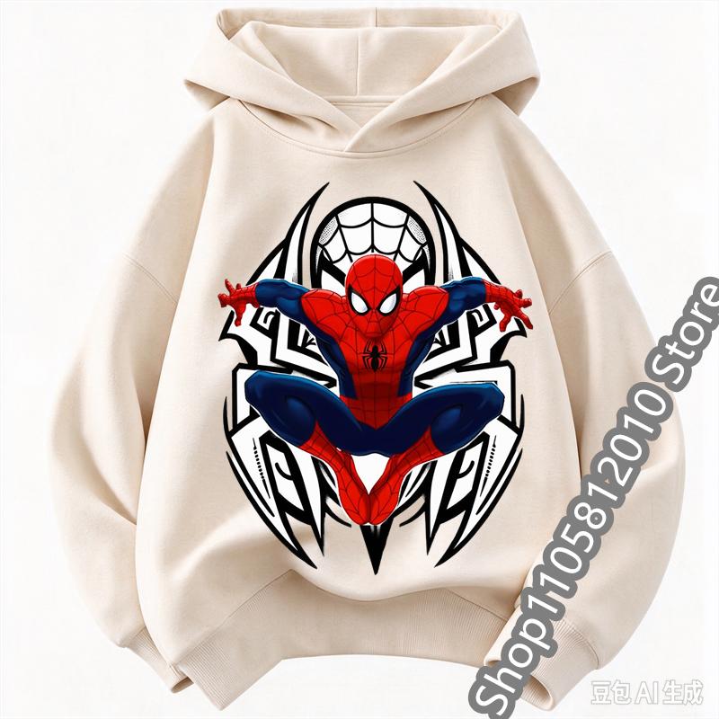 Kids Style Coat Fashion Animation Film Sweatshirt Clothing Boys Girl 3-12 Yrs Hoodie Long-Sleeved Casual Charming Clothes