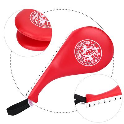 Boxing Taekwondo Karate Punching Training Target Soft PU Sponge Pad Adult Children (Red)