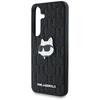 Pouzdro pro Samsung Galaxy S25 Karl Lagerfeld Logo Choupette Černé