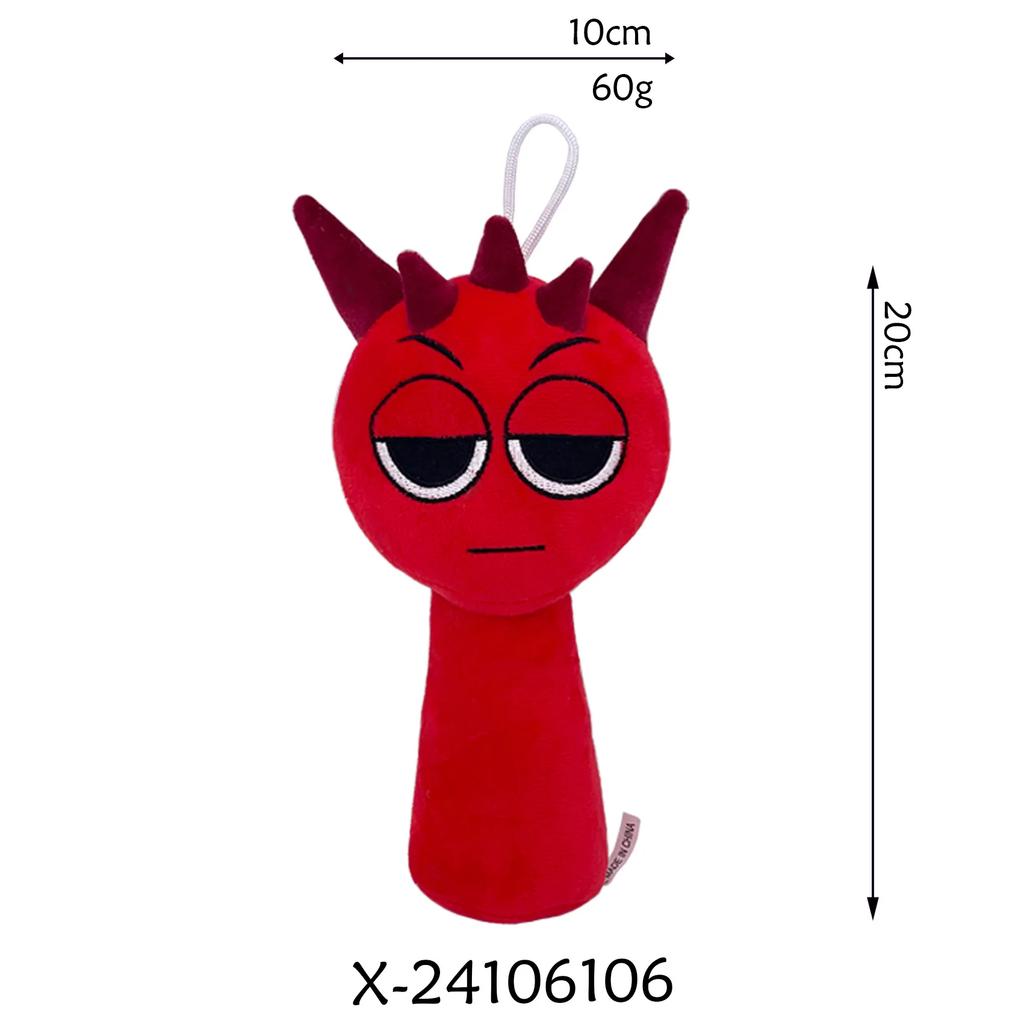 Non-Toxic Sprunki Plush Toy Mr Fun Computer Sprunki Plushie Soft Toy Horror Games Cartoon Pillow Stuffed Doll Christmas For Birthday Gifts