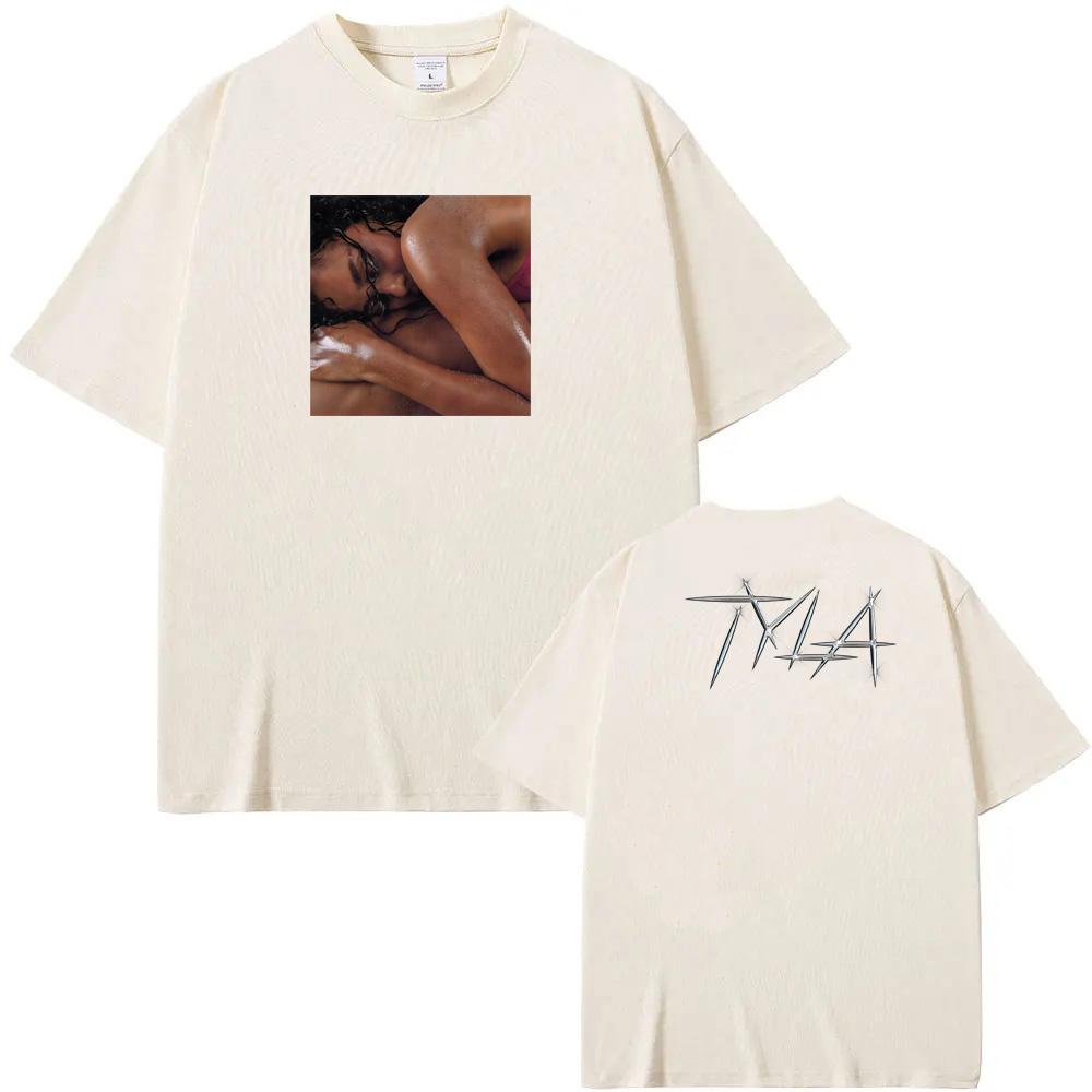Tyla - Bliss T-shirt Short Sleeve Gothic Punk Tee-shirt for SpringSummer Korean Style Harajuku Camiseta Hombre Retro Clothes