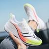 Fashion Orange Breathable Sneakers Outdoor Men's Women's Casual Shoes Running Basic Training Cushioning Summer 2025 New White 45