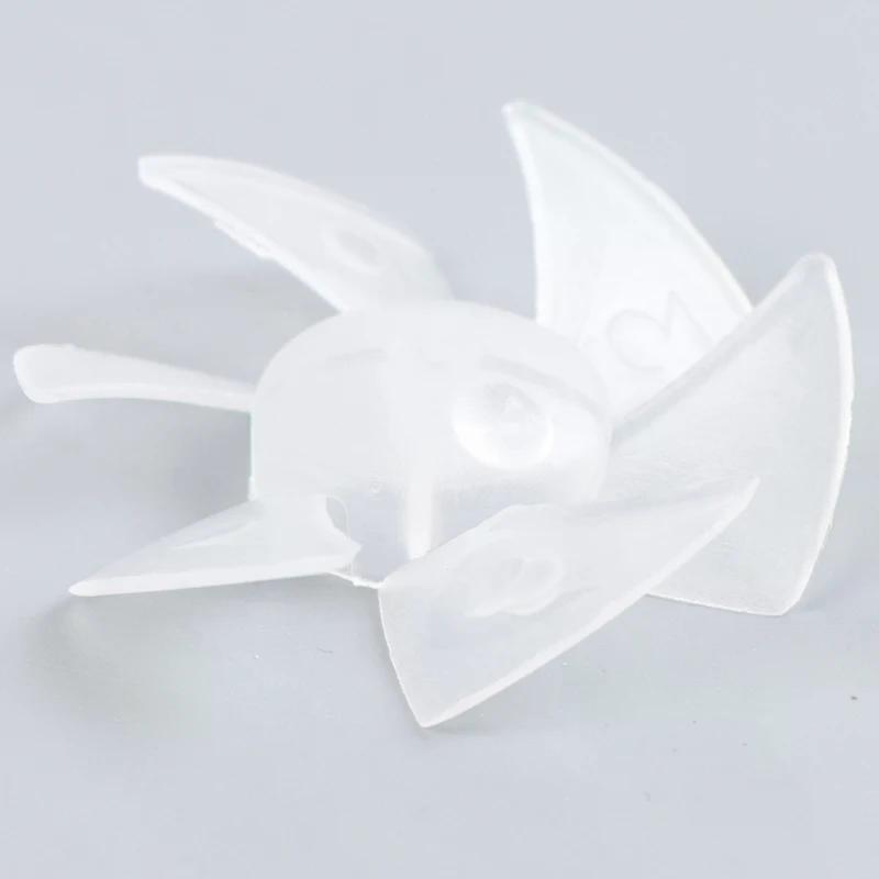 1 pz. Mini ventola in plastica di piccola potenza con 6 lame per motore asciugacapelli