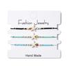New Boho Ocean Themed Women Stackable Bracelet Handmade Braided String Braslet Casual Beach Vacation Jewelry Friendship Braclet