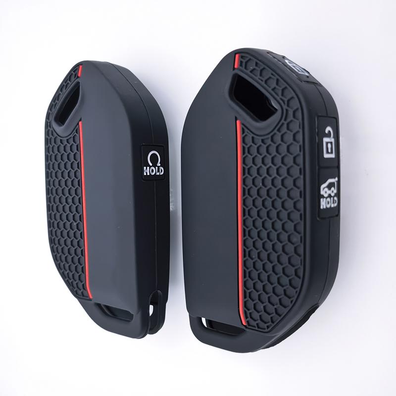 4 Bottons Car Smart Remote Key Case Silicone Cover For Kia Carnival Ev9 Picanto Gt Line Auto Shell Fob Holder Accessories