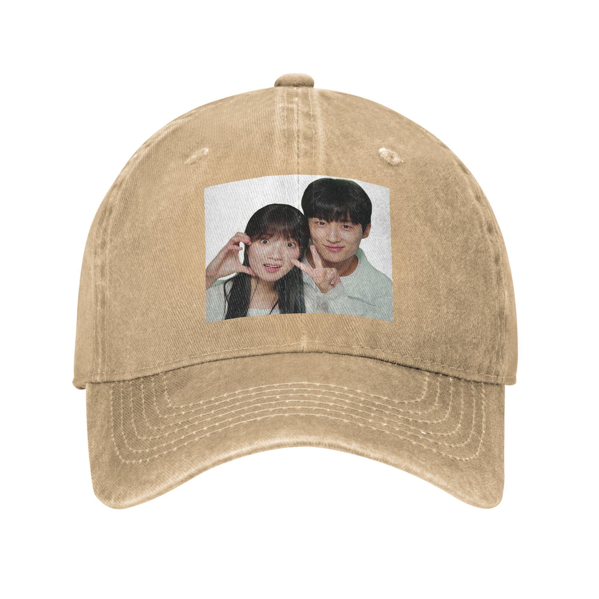 

Lovely Runner Kdrama Fanart Denim Cap Casual Baseball Caps Adjustable Hat Summer Unisex Baseball Hats One Size