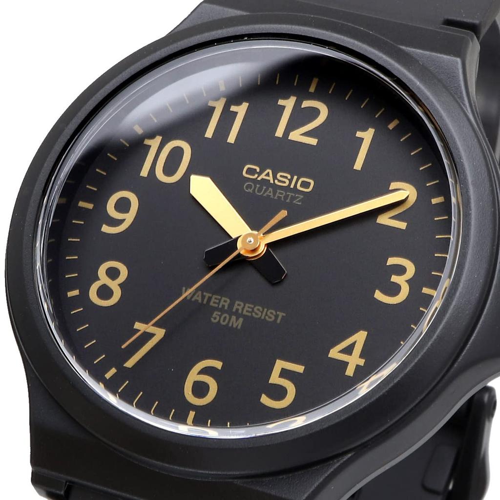 Casio Standard Analog Quartz Wristwatch No Presentation MW-240-1B2V (Men's Black, Box) [Used]