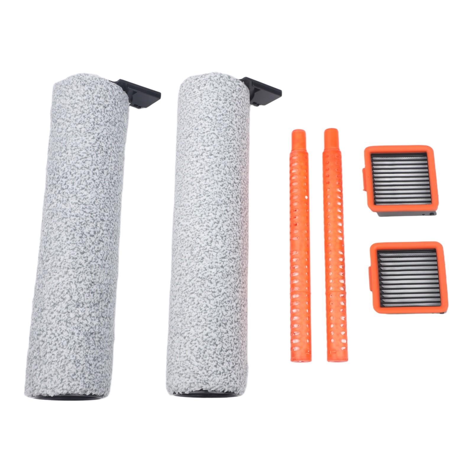 Roller Brush Vacuum Filter Kit Side Brush Nylon Bristles
