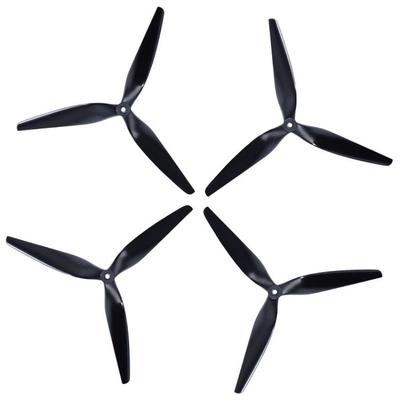 Hqprop İçin 1 Adet Rc Fpv Drone Aksesuarları 10X5X3 9X5X3 10 İnç 9 İnç 3 Kanat Siyah Karbon Takviyeli Naylon Pervane