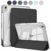 Case For iPad Mini 6 7 Case with Pencil Holder, Hard Clear Transparent Back & Soft TPU Shockproof Frame Cover, Auto Sleep/Wake