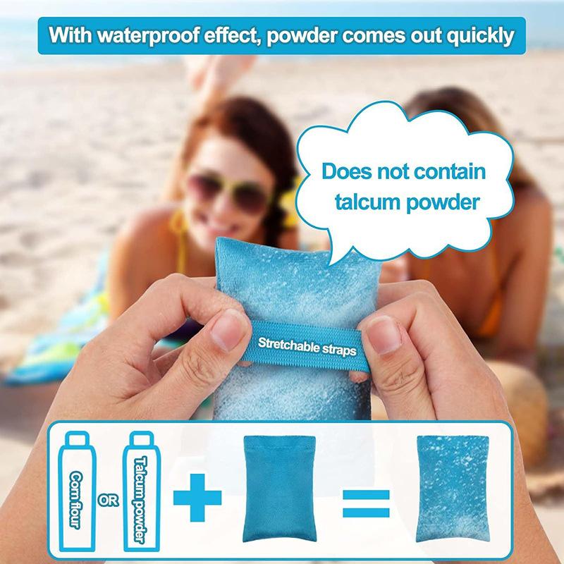 1PC small summer sand remover is suitable for beach sand removal bag powder bag sand removal beach vacation travel camping