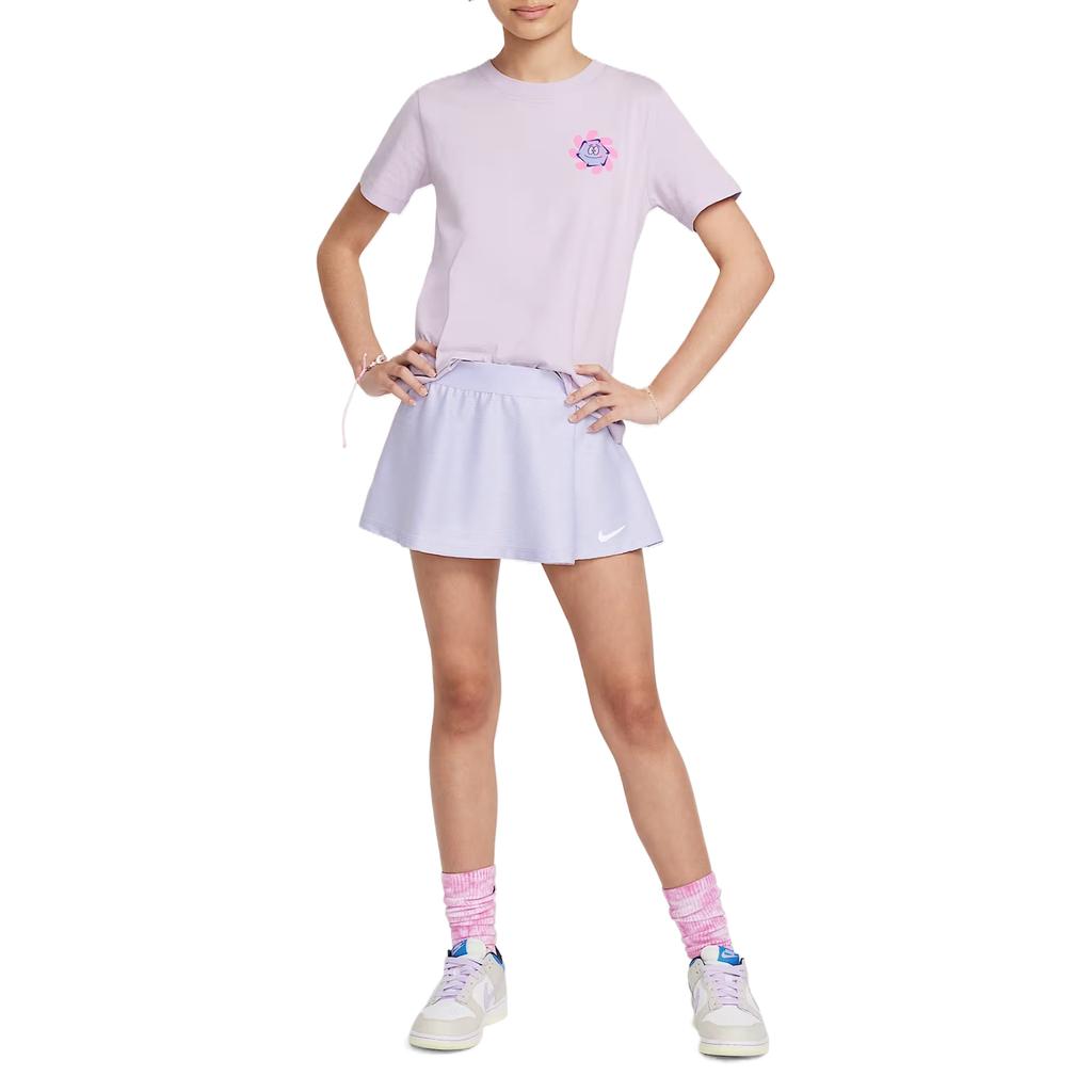 Nike Sportswear T-Shirt SS25 Comfortable Versatile Fashion Soft Short Sleeve Kids Tops Pink Purple HQ3234537