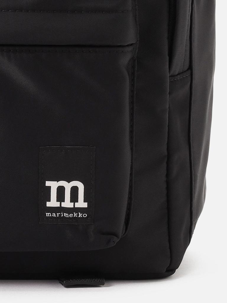 Zip Top Backpack Solid Backpack F Black [Marimekko] Women's 52_1_52249293325